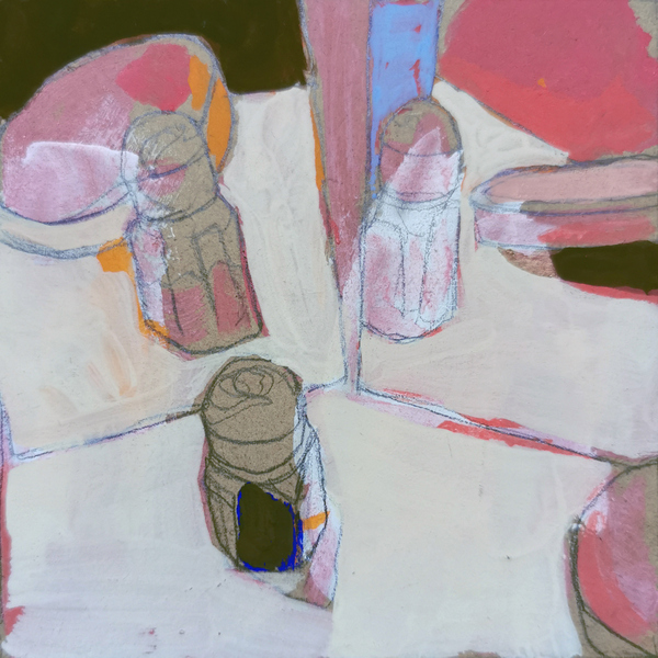 Invariant 12 - 13x13 - tempera